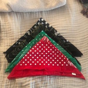 Four (4) CA Cannabis Industry brand bandanas